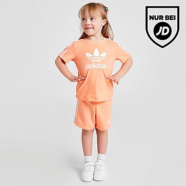 adidas Originals Girls' Tri Stripe T-Shirt/Shorts Set Baby