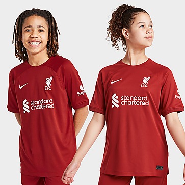 Nike Liverpool FC 2022/23 Stadium Home Dri-FIT Fußballtrikot Kinder