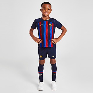 Nike FC Barcelona 2022/23 Home Fußballtrikot-Set für jüngere Kinder
