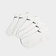 Weiss Nike 6-Pack Invisible Socken Kinder