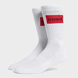 HUGO 2 Pack Rib Label Socken