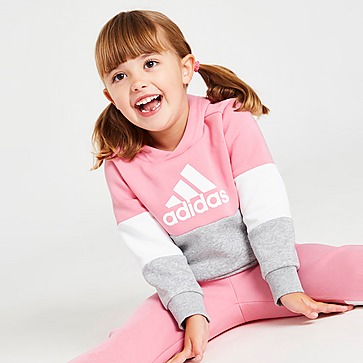 adidas Girls' Colour Block Hoodie Trainingsanzug Baby