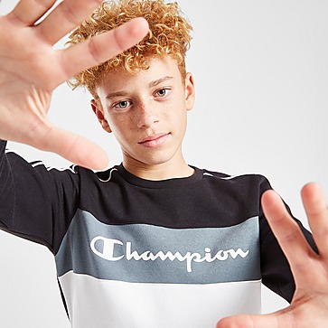 Champion Colour Block Crew Sweatshirt Kinder