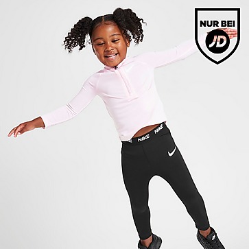Nike Girls' 1/4 Zip/Pro Leggings Damen Set Baby