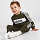 Grün adidas Linear Logo Essential Trainingsanzug Baby