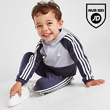 adidas Colour Block Poly 1/4 Zip Trainingsanzug Baby