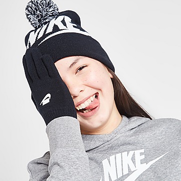 Nike Futura Pom Beanie Mütze/Handschuhe Set Kinder
