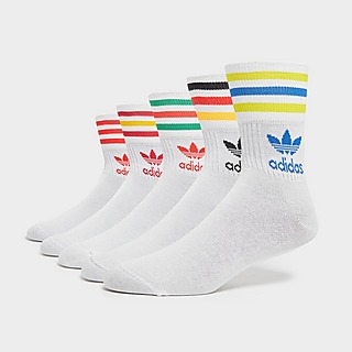 adidas Originals 5-Pack Mid-Cut Crew Socken