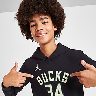 Jordan NBA Milwaukee Bucks Giannis #34 Hoodie Kinder