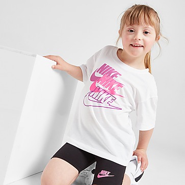 Nike Girls' Futura T-Shirt/Cycle Shorts Set Kleinkinder