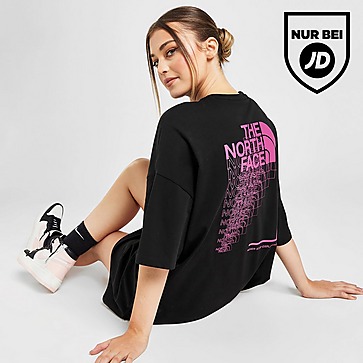 The North Face Repeat Logo T-Shirt Kleid Damen