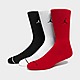 Schwarz/Weiss Jordan 3-Pack Crew Socken