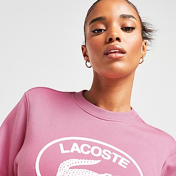 Lacoste Oval Logo Crew Sweatshirt Damen