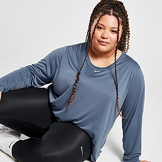 Nike Plus Size Dri-FIT One Langarmshirt Damen
