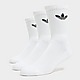 Weiss adidas Originals 3-Pack Crew Socken