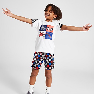 adidas x Marvel Spiderman T-Shirt/Shorts Set Children