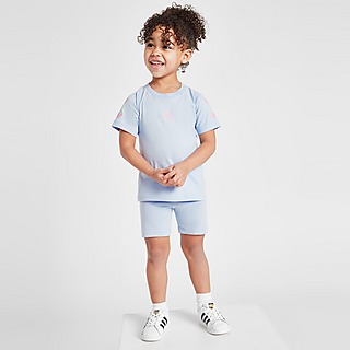 adidas Originals Girls' Trefoil T-Shirt/Cycle Shorts Set Baby