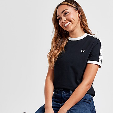 Fred Perry Taped Ringer T-Shirt Damen