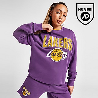 New Era NBA LA Lakers Pinstripe Crew Sweatshirt Damen