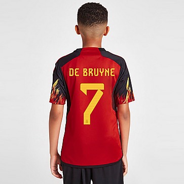 adidas Belgium 2022 De Bruyne #7 Home Shirt Junior