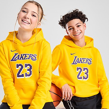 Nike NBA LA Lakers James #23 Icons Hoodie Junior