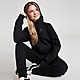 Schwarz/Schwarz/Schwarz Nike Girls' Tech Fleece Full Zip Hoodie Junior