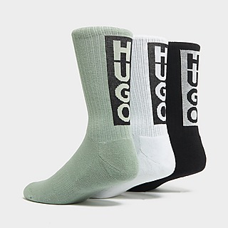 HUGO 3-Pack Crew Socken Herren