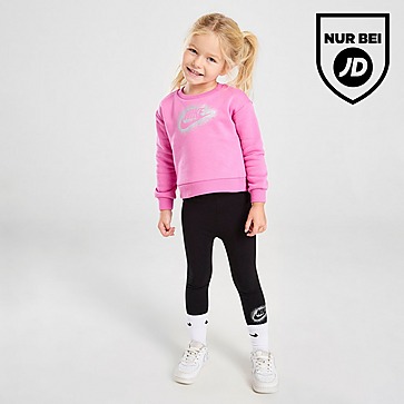 Nike Girls' Metallic Sweatshirt/Leggings Set Infant
