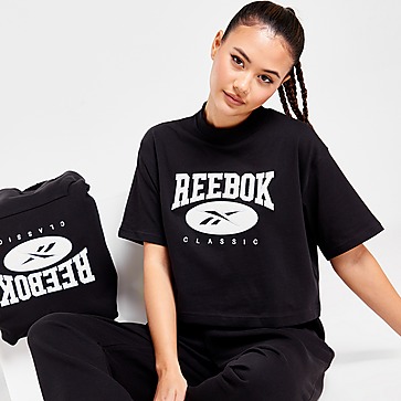 Reebok reebok classics big logo cropped t-shirt