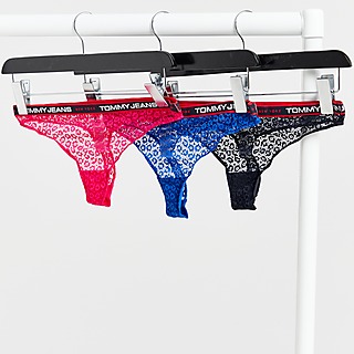 Tommy Jeans 3-Pack Lace Thongs