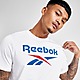 Weiss Reebok Large Logo T-Shirt
