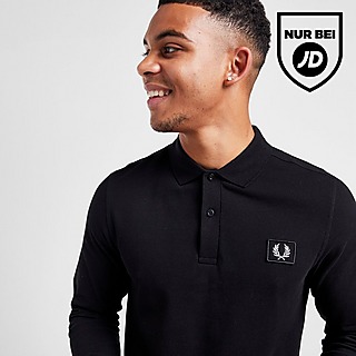Fred Perry Badge Long Sleeve Polo Shirt