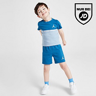Jordan Colour Block Tape T-Shirt/Shorts Set Babys