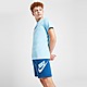 Blau Nike French Terry Shorts Junior