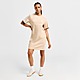 Braun adidas Essentials 3-Streifen Single Jersey Boyfriend T-Shirt-Kleid