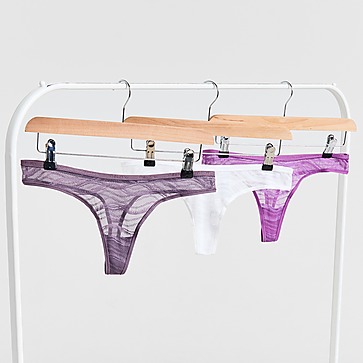 Calvin Klein Underwear 3er-Pack Sheer Lace Strings