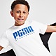 Weiss Puma Core T-Shirt Kinder