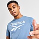 Blau Reebok Large Logo T-Shirt