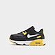 Schwarz/Gold/Weiss Nike Air Max 90 Leather Baby
