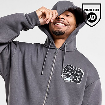 Supply & Demand Darted Hoodie mit durchgehendem Reißverschluss