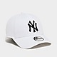 Weiss New Era MLB 9FORTY New York Yankees Cap Kinder