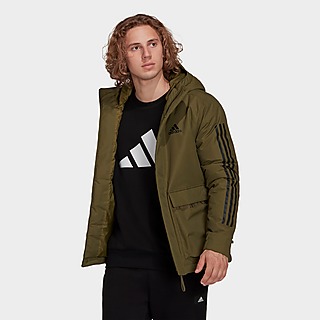 adidas Utilitas 3-Streifen Hooded Jacke – Genderneutral