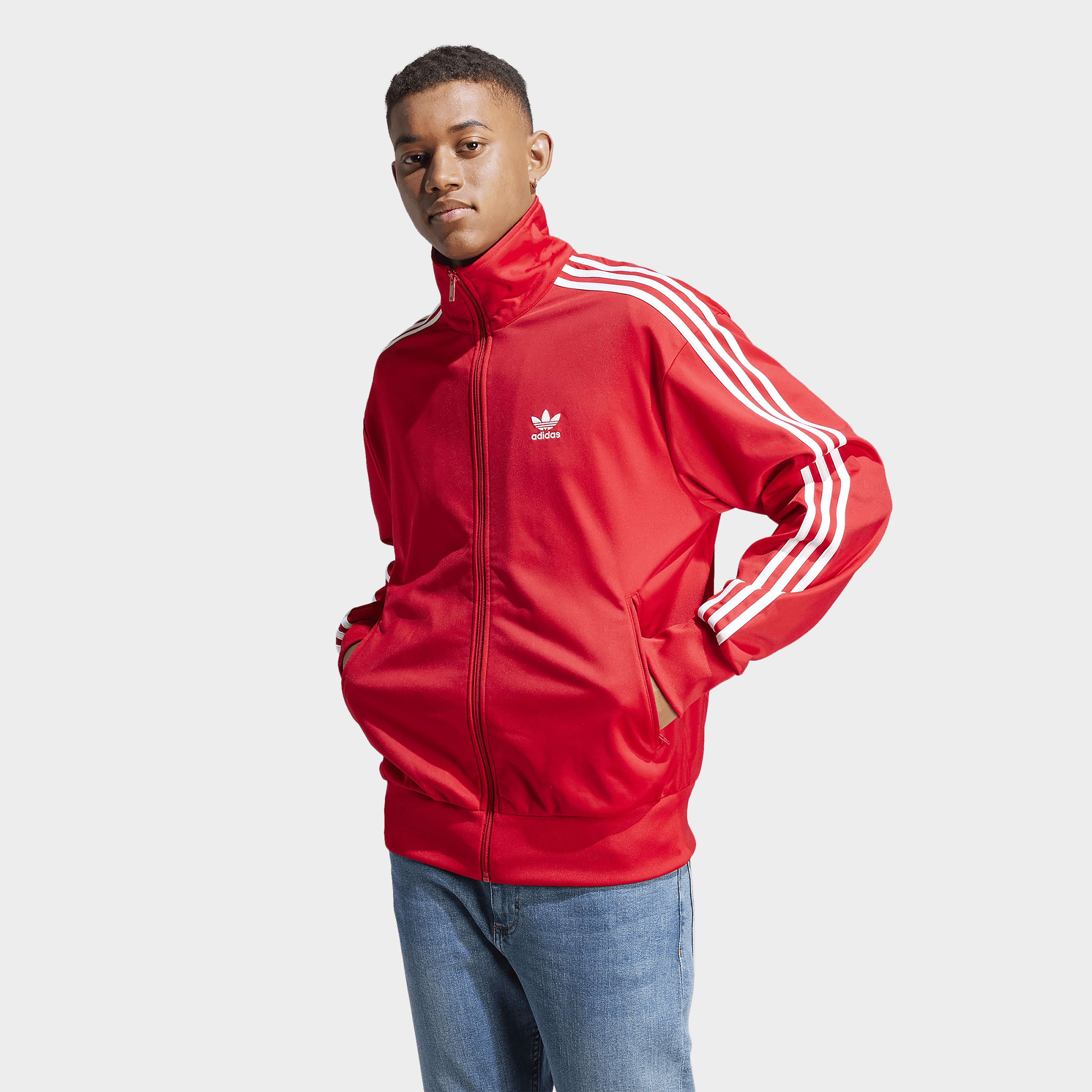 Adidas firebird jacke weiß hotsell