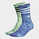 Blau/Grün adidas Tie Dye Socken, 2 Paar
