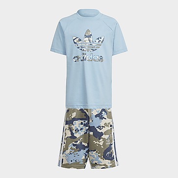 adidas Camo Shorts T-Shirt Set