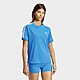 Blau adidas Originals 3-Streifen T-Shirt