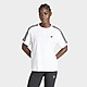 Schwarz adidas Originals 3-Streifen T-Shirt