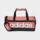 Schwarz/Weiss adidas Essentials Linear Duffelbag XS
