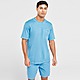 Blau adidas Trefoil Essentials + Dye Pocket T-Shirt