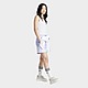 Lila adidas Originals Dye Allover Print Sweat Shorts